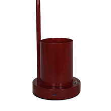 Carson Merlot Metal LED Desk Lamp with USB